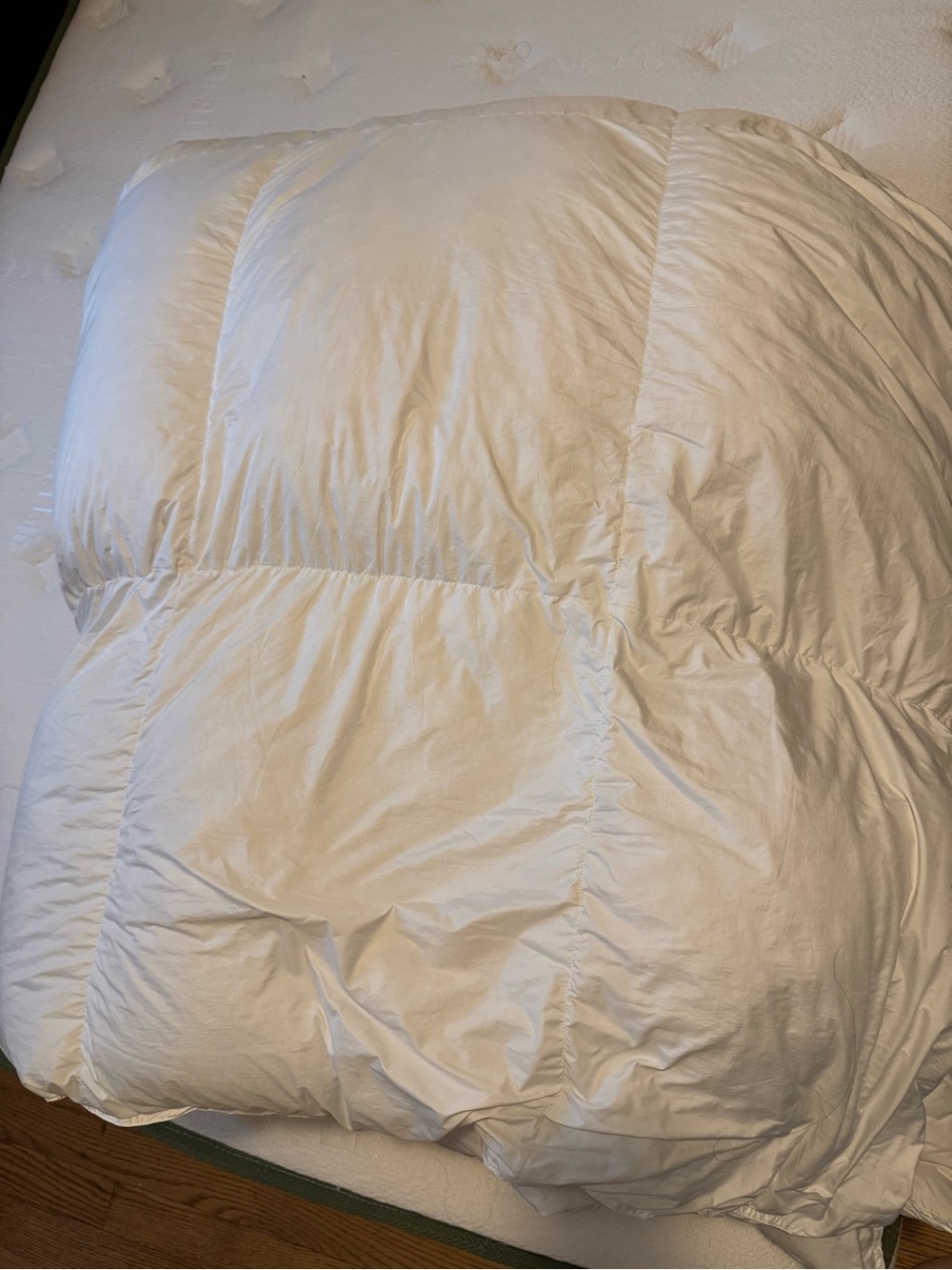 MUJI Grey Down Duvet Layer Semi Double